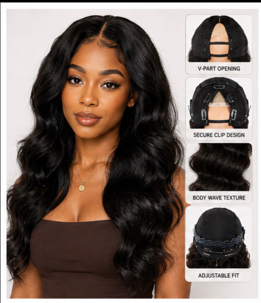 Body Wave V-Part Wig