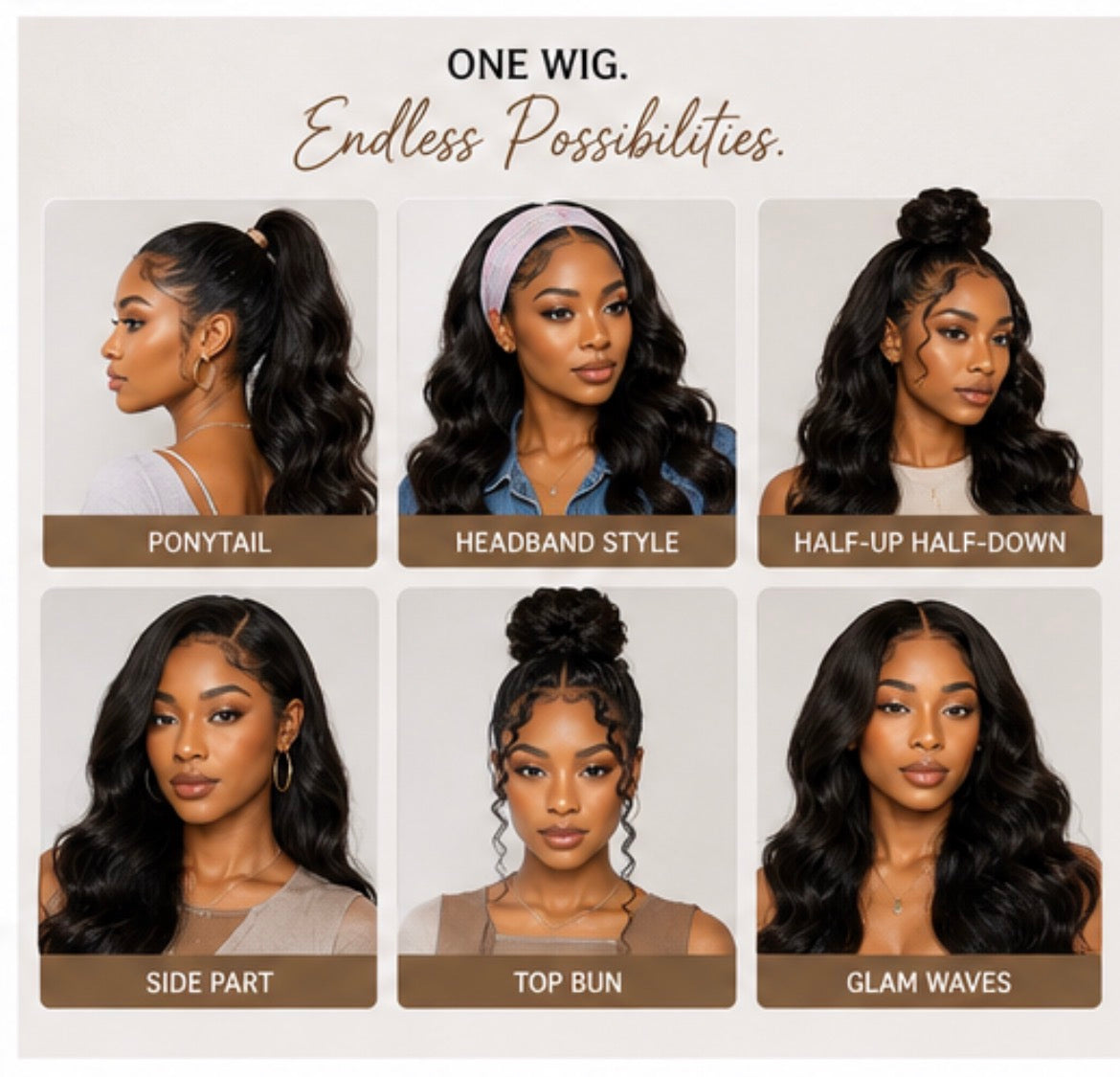 Body Wave V-Part Wig